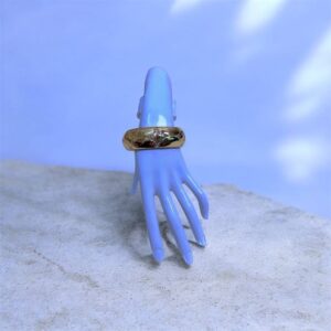 18K ITALIAN GOLD PLATED BANGLES