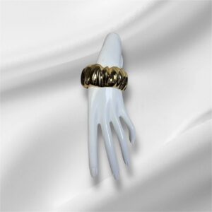 18K ITALIAN GOLD CHUNKY BANGLES