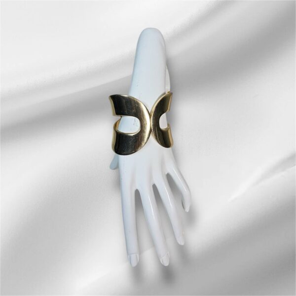 #117 18K ITALIAN GOLD CHUNKY BANGLES