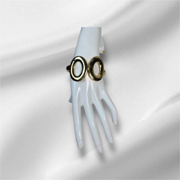 18K ITALIAN GOLD CHUNKY BANGLES