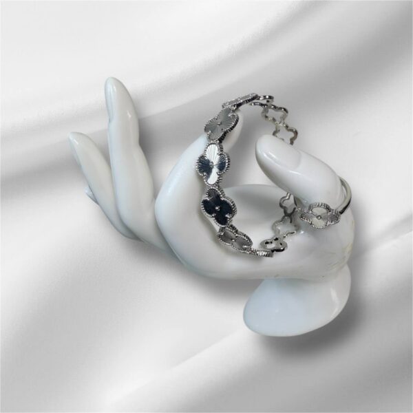 18K ITALIAN GOLD BANGLES WITH RINGS