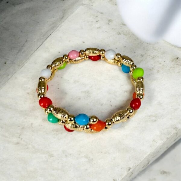 #150 MULTI COLOR SPIRAL BRACELETS