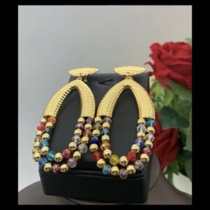 MULTIPLE TONE FASHION EARRINGS