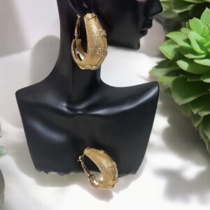 18K ITALIAN GOLD EARRINGS