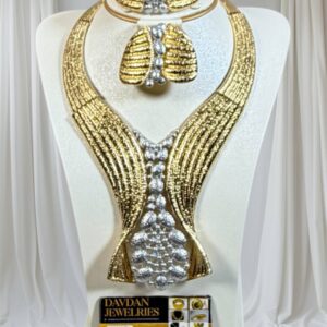 18K ITALIAN WHITE & GOLD PLATED (4pcs)