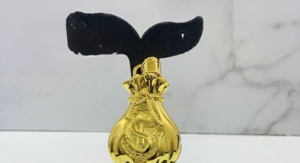 18K ITALIAN GOLD DOLLAR BAG PENDANT