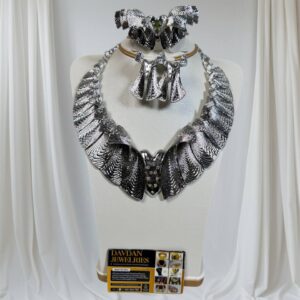 18K ITALIAN WHITE GOLD PLATED (4pcs)