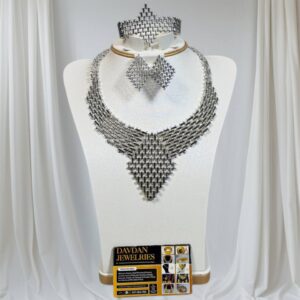 18K ITALIAN WHITE GOLD PLATED (4pcs)