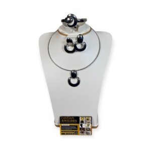 18K ITALIAN WNITE GOLD PLATED (4pcs)