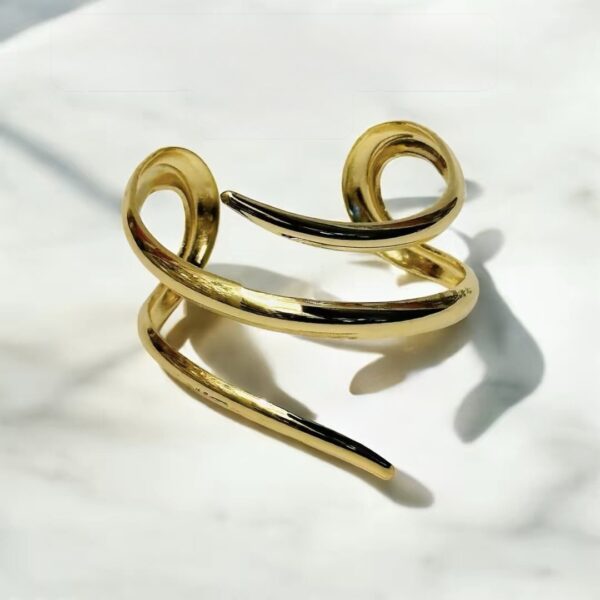 #84 18K ITALIAN GOLD PLATED BANGLES