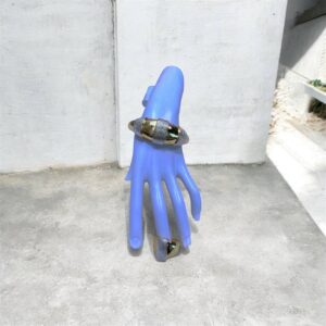 #93 18K ITALIAN GOLD PLATED BANGLES & RINGS