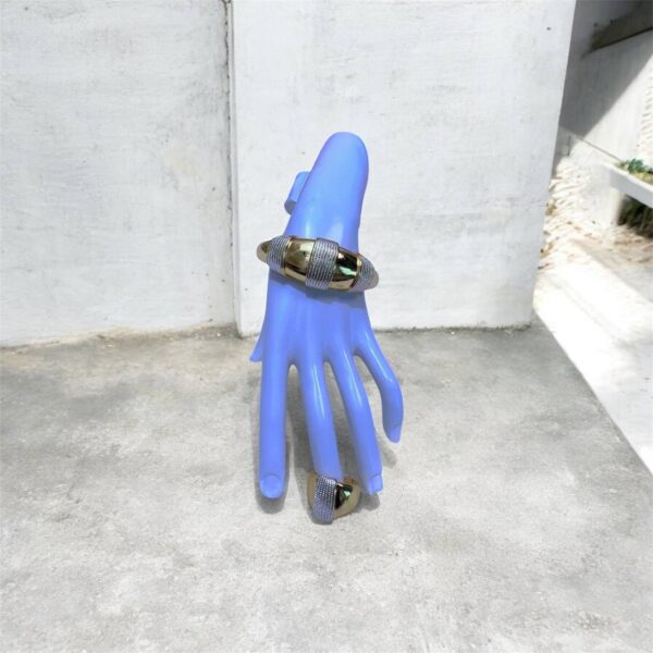 18K ITALIAN GOLD PLATED BANGLES & RINGS