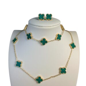 VCA ( green tone 3pcs) Necklace