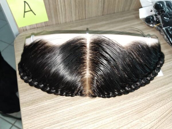 Glueless Frontal for gele/turban.