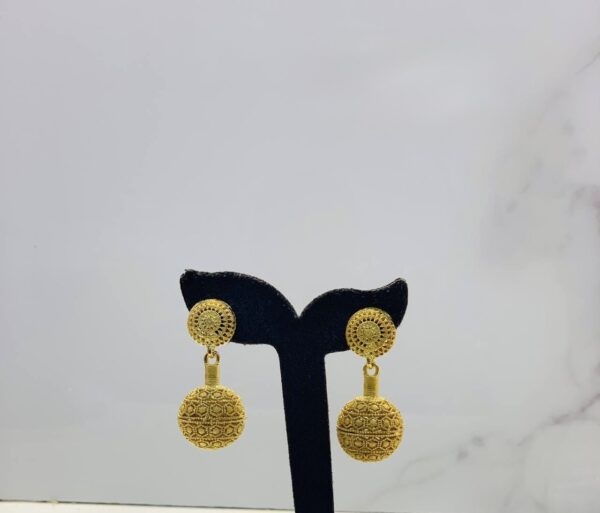 Italian gold plated earrings