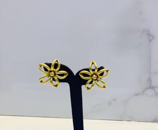 Italian gold plated earrings