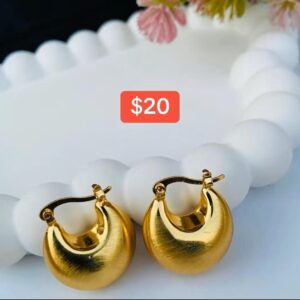Italian gold plated earrings