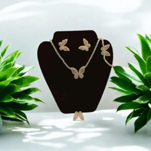 Zirconia gold party sets(4pcs)