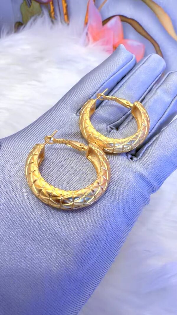 Italian Gold plated earrings
