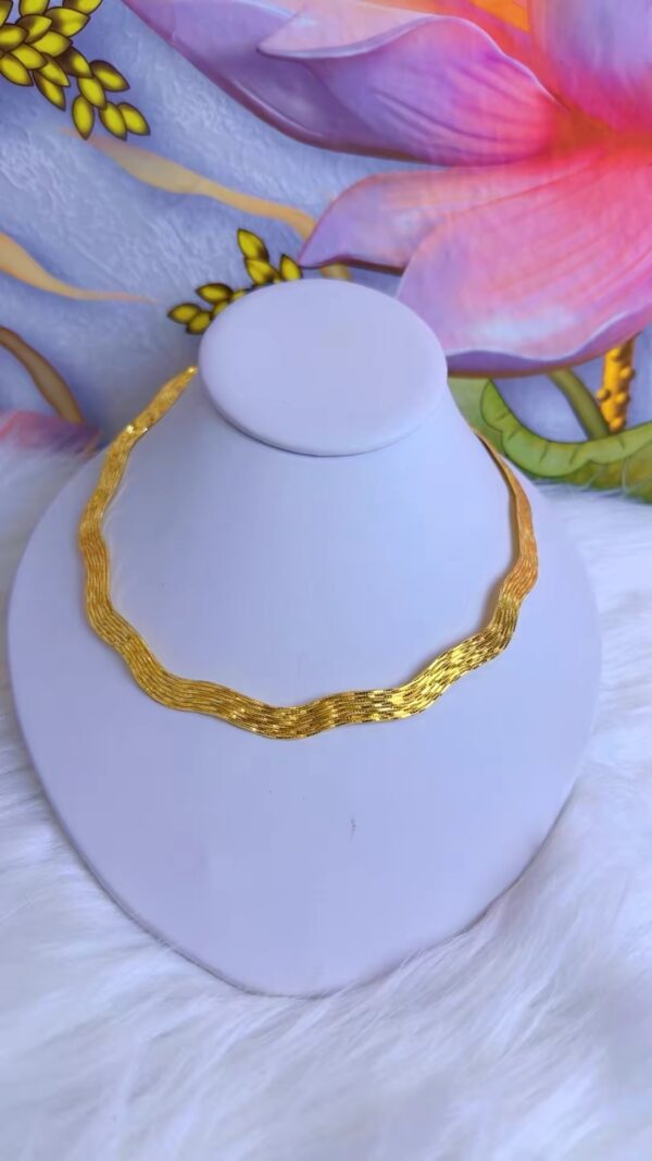 DJ002 Gold Cord Necklace