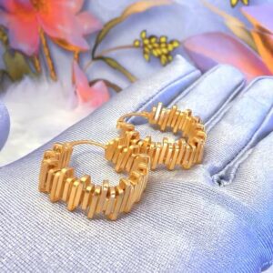 Italian gold plated earrings