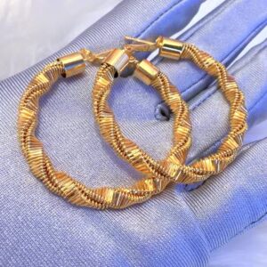 DJ013(Round Loop Earrings)