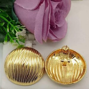 DJ007 Bold Clip Earrings