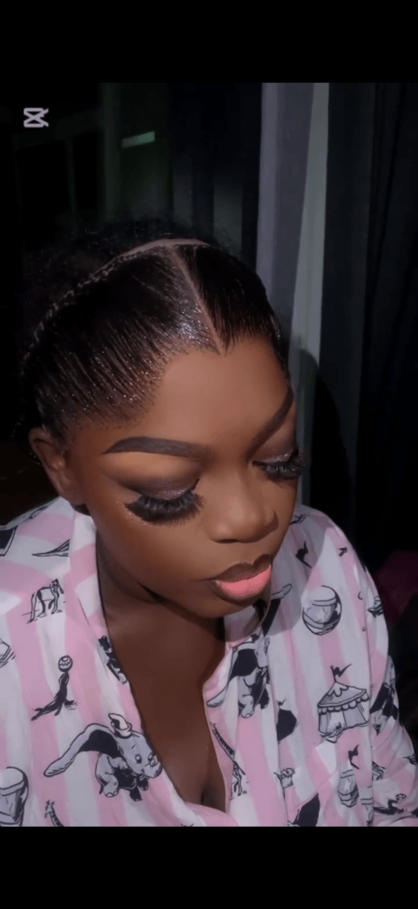 Glueless Frontal for gele/turban.