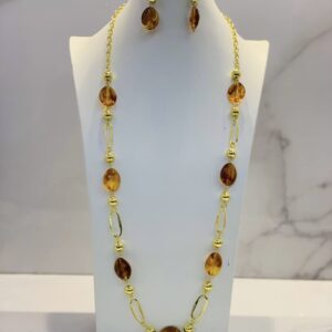 DJ043(2pcs long Necklace)
