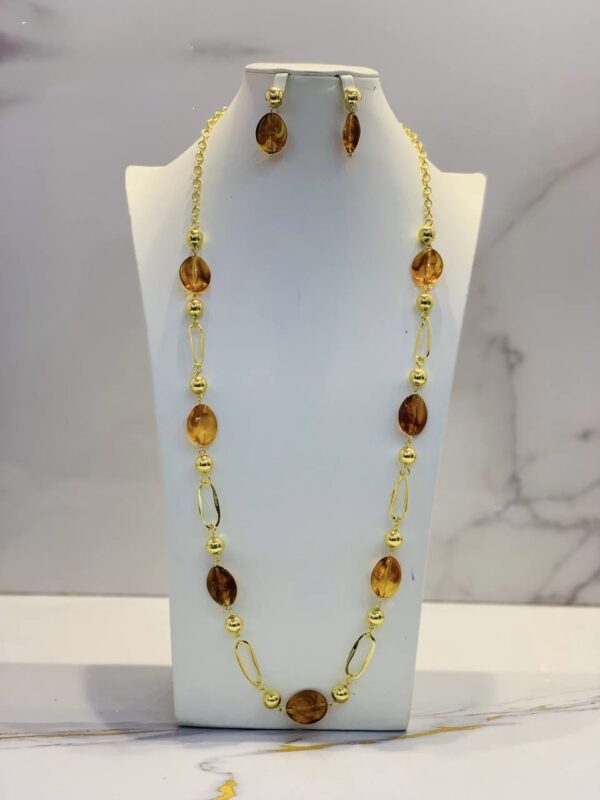 DJ043(2pcs long Necklace)