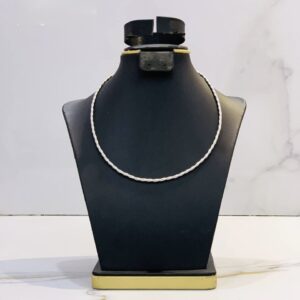 DJ025(White Tiny Cord Necklace)