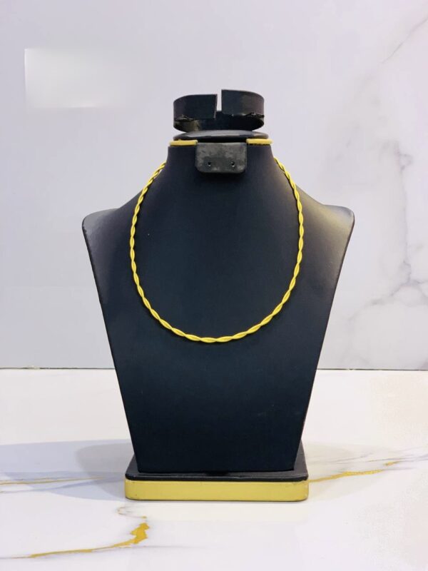 DJ027(Gold Tiny Cord Necklace)