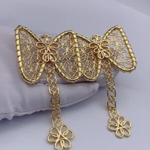 DJ047(Clip Butterfly Earrings)