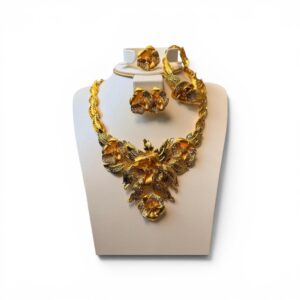 DJ092(4pcs Saudi Arabia Gold Plated)