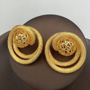 DJ085 Gold Plated Earrings