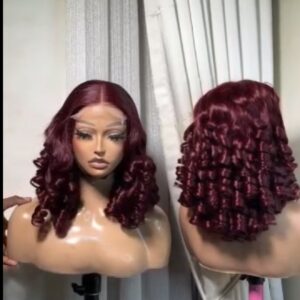 Screenshot DL006(14’’SDD 5*5) Burgundy Bouncy Wig