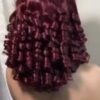 DL006(14’’SDD 5*5) Burgundy Bouncy Wig