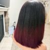 DL009( 12’’ 2*6 Vietnam BS 2tone) Black & Burgundy