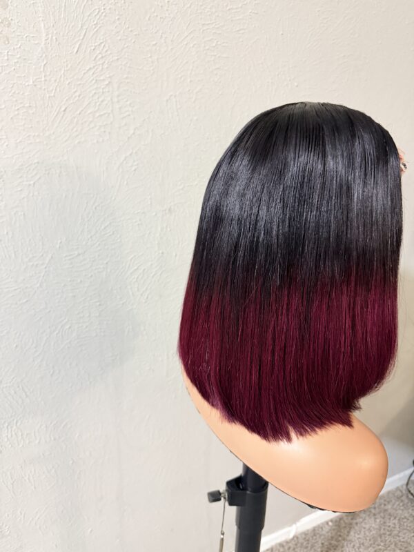 DL009( 12’’ 2*6 Vietnam BS 2tone) Black & Burgundy