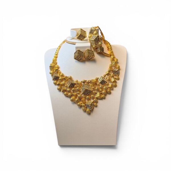 DJ093(4pcs Saudi Arabia Gold Plated)
